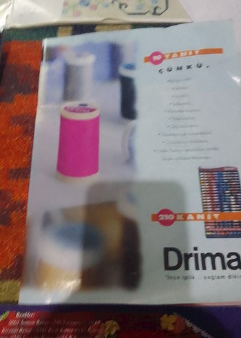 Beden çeşitli Renk Drima Nakış ve El Sanatları Seti 6 adet