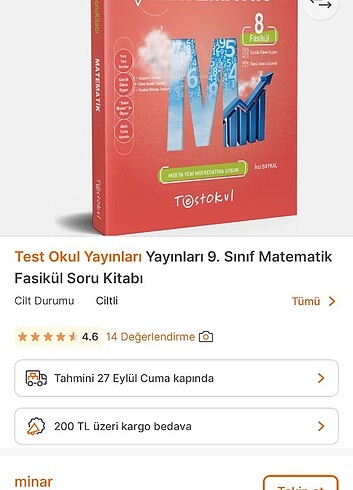 9.sınıf hazırlık kitapları lise - Görsel 5