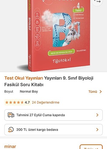 9.sınıf hazırlık kitapları lise - Görsel 8