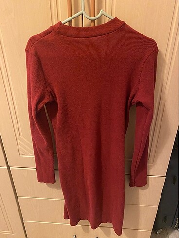 l Beden bordo Renk Trendyolmilla bordo-kırmızı elbise