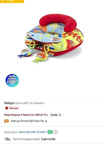 Wellgro marka oturma minderi - Görsel 5