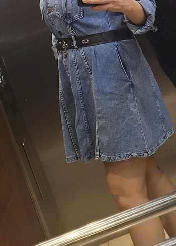 Diğer Mavi Denim Elbise Siklik Ve Rahatlik Bir Arada