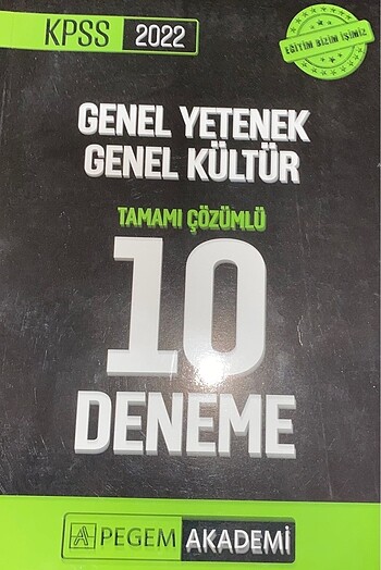 KPSS GENEL YETENEK & KÜLTÜR 10lu DENEME