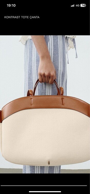 Zara Tote Çanta