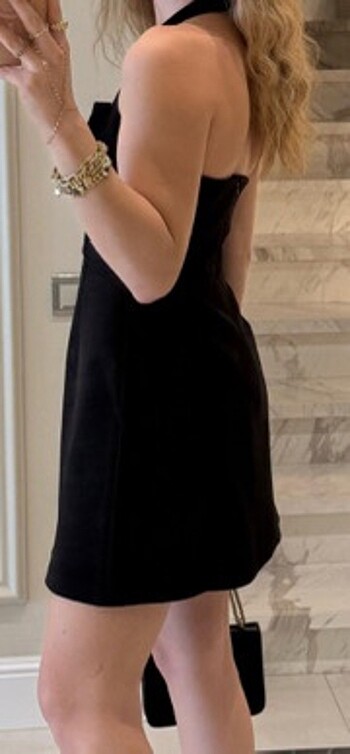Diğer Siyah Mini Elbise
