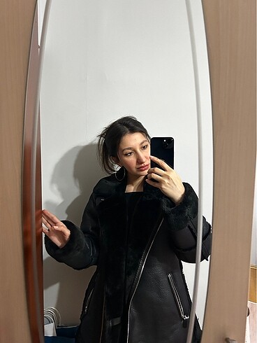 Stradivarius kürklü ceket