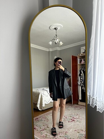 s Beden deri blazer
