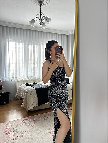 xs Beden Zara pullu elbise