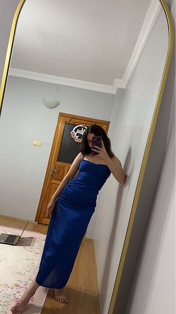 xs Beden saten elbise