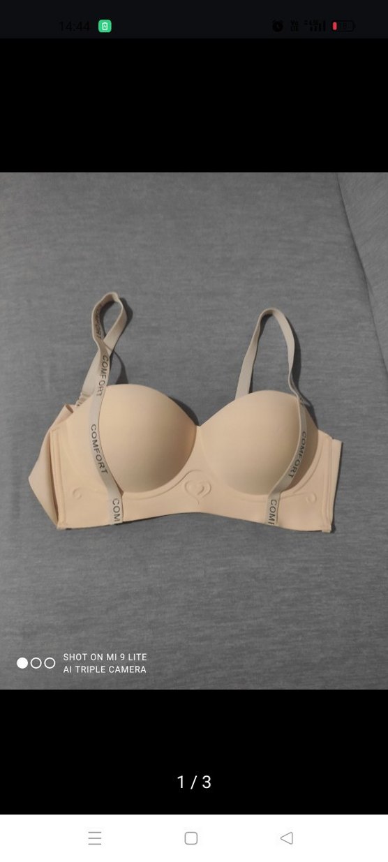 bej rengi lazer kesim destekli sütyen - Görsel 3