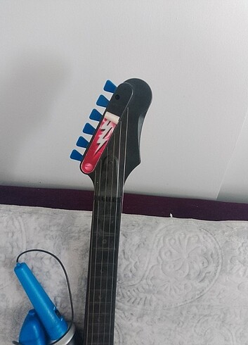 Beden Mikrofonlu Elektro gitar oyuncak