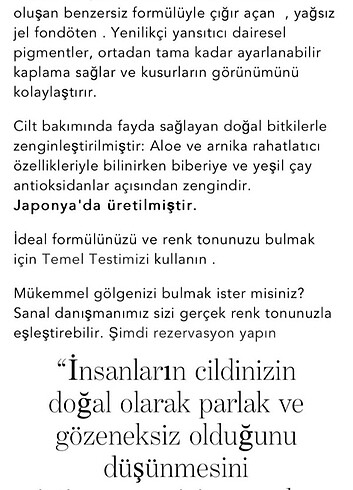 Beden Renk CHANTECAİLLE pudra ve fondöten