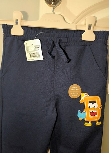 8 Yaş Beden Beli Lastikli Erkek Çocuk Jogger Eşofman Altı