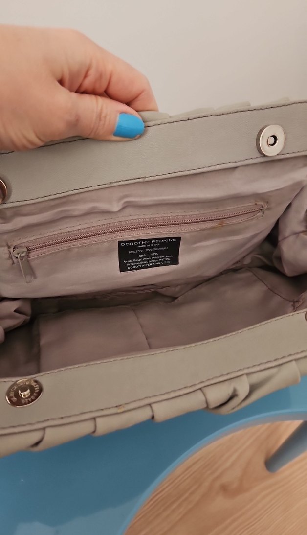 Bej Bebek Slingi Metal Halkalı - Görsel 2