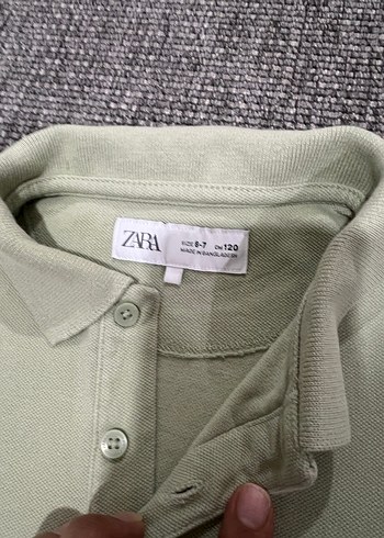 Erkek Çocuk Kısa Kollu Khaki Polo Tişört - Görsel 3