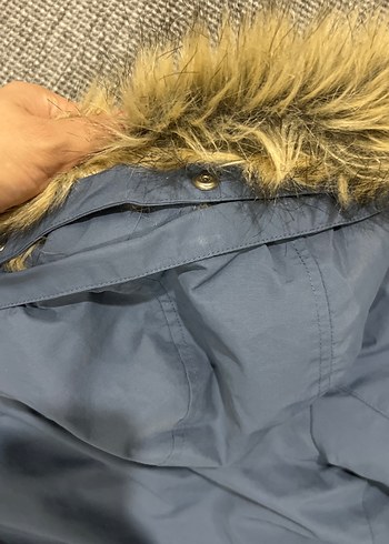 Kürklü Kapüşonlu Erkek Çocuk Mont - Görsel 7