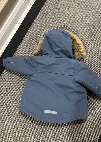 Kürklü Kapüşonlu Erkek Çocuk Mont - Görsel 6