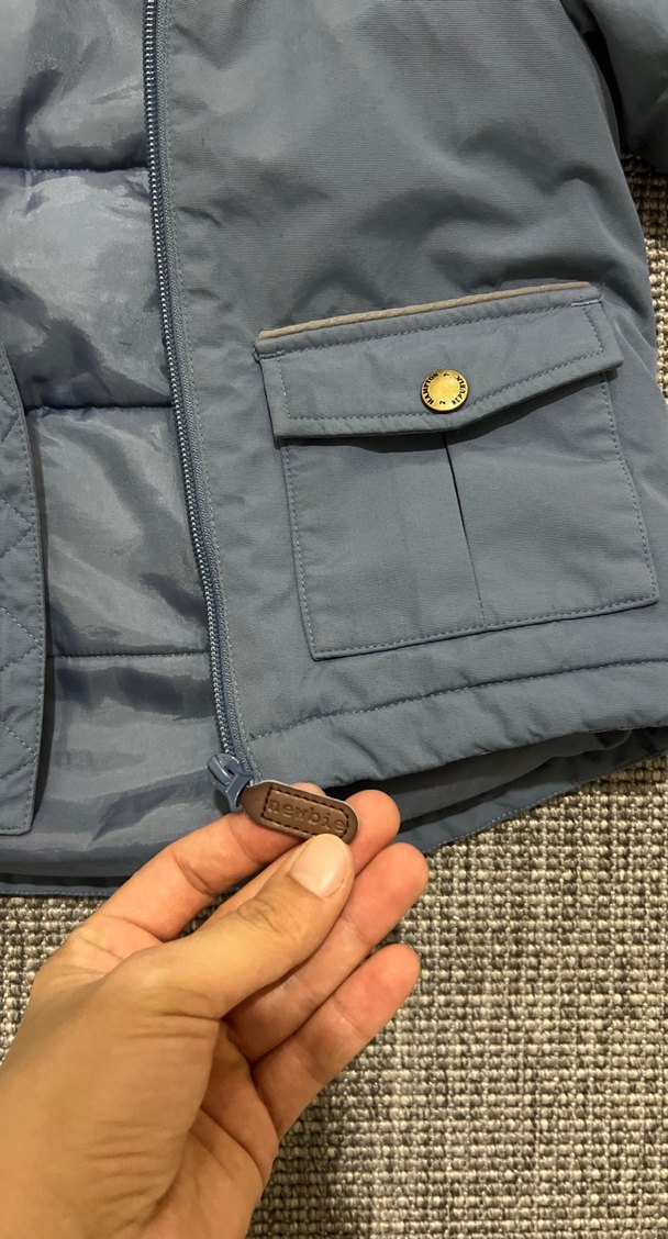 Kürklü Kapüşonlu Erkek Çocuk Mont - Görsel 2