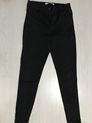 Yüksek bel siyah jeans