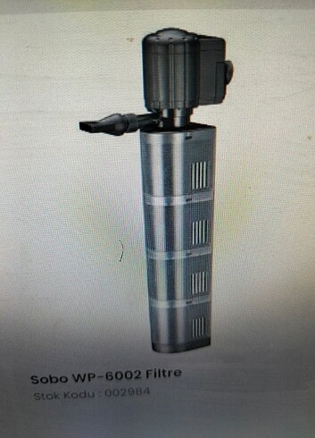 AKVARYUM SOBO 6002F İÇ FİLTRE