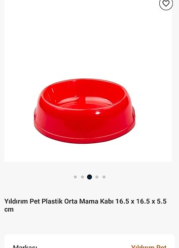 PLASTİK MAMA KABI TEKLİ ORTA