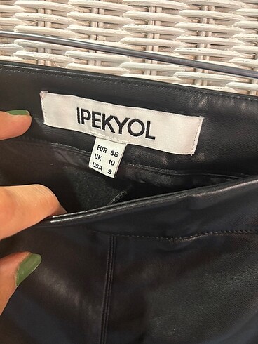 m Beden siyah Renk İpekyol deri tayt
