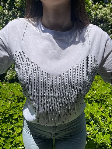 Taşlı tişört