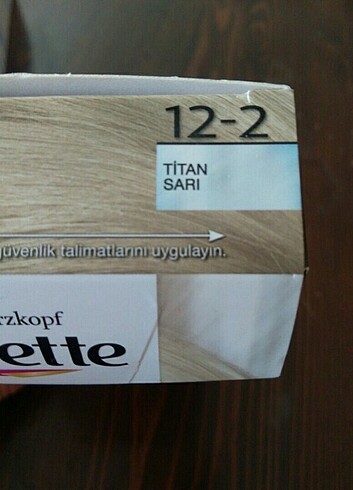  Beden Palette Schwarzkopf saç boyası 