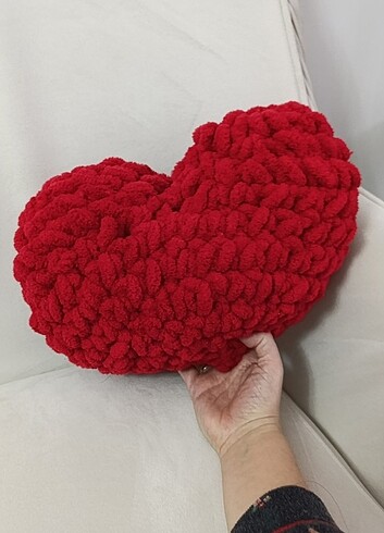  Beden Renk Puffy kalp yastık 