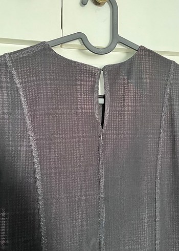 Zara Uzun Kadın Elbise, Düz, Uzun Kollu - Görsel 5