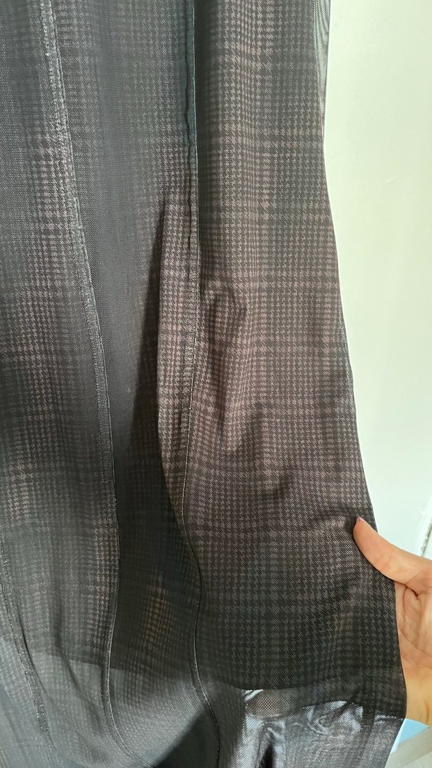 Zara Uzun Kadın Elbise, Düz, Uzun Kollu - Görsel 2