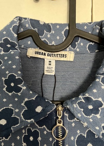 Uzun Kollu Mavi Desenli Mini Elbise - Görsel 3