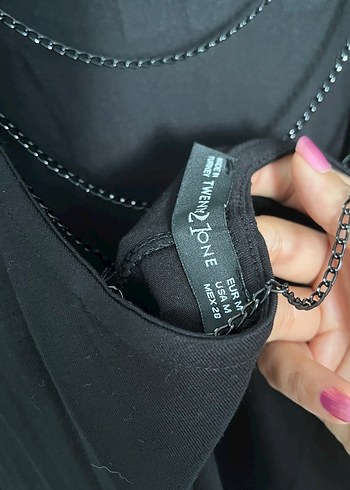 Siyah Baskılı Kadın Bluz - Görsel 6