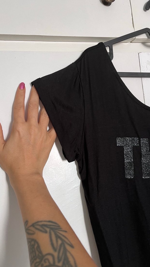 Siyah Baskılı Kadın Bluz - Görsel 3