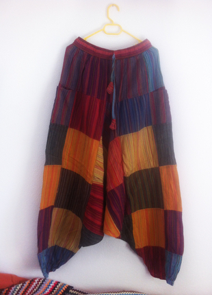 patchwork Nepal Şalvar pant