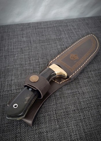 Koç boynuzu kabzeli, pirinç balçak detaylı - Görsel 4