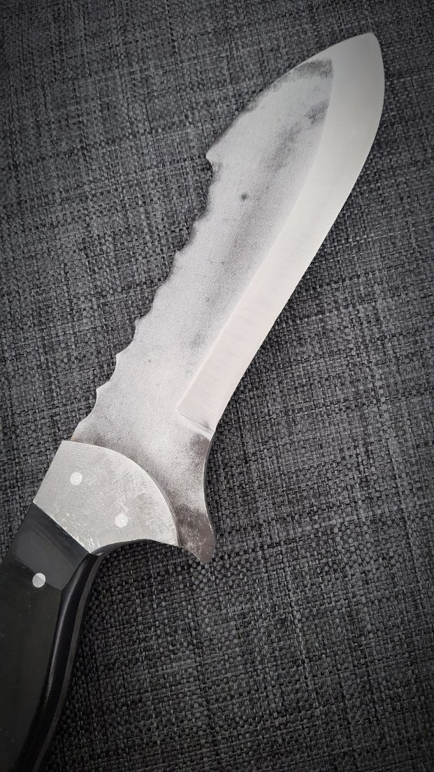 D2 çelikten üretim kök geyik bıçak - Görsel 3