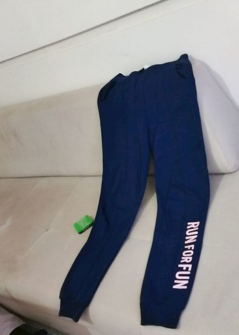 Erkek Lacivert Fermuarlı Eşofman Altı - Görsel 2