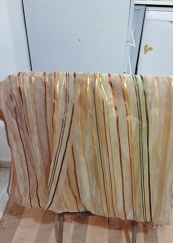 Bej Çizgili Bohem Perde - Görsel 4