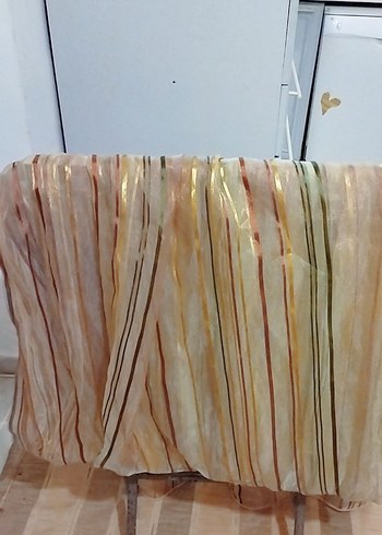 Bej Çizgili Bohem Perde - Görsel 7