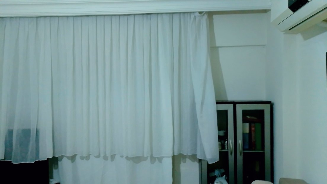 Beyaz Düz Tül Perde - Görsel 2