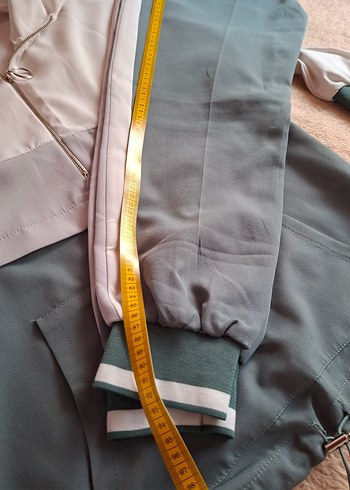 Beyaz Göl Yeşili Kadın Eşofman Takımı İkili Takım - Görsel 11