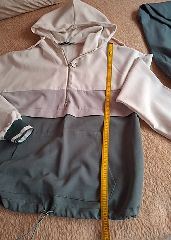 Beyaz Göl Yeşili Kadın Eşofman Takımı İkili Takım - Görsel 3