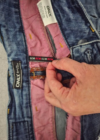 Zara Only Düğmeli Mavi Denim Mini Etek - Görsel 3