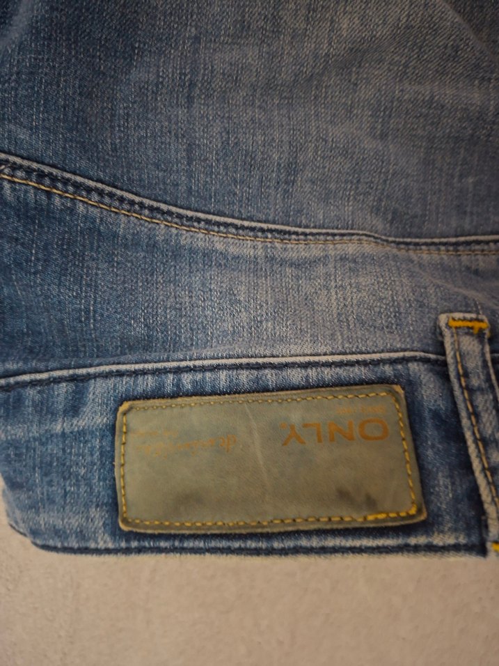 Zara Only Düğmeli Mavi Denim Mini Etek - Görsel 5