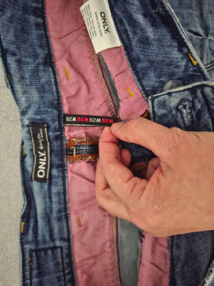 Zara Only Düğmeli Mavi Denim Mini Etek - Görsel 3