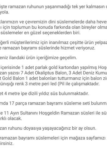 FULL Hoşgeldin Ramazan Süsleri - Görsel 3