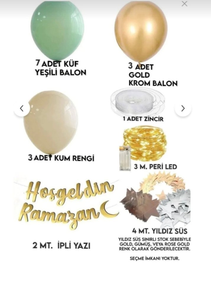 FULL Hoşgeldin Ramazan Süsleri - Görsel 5