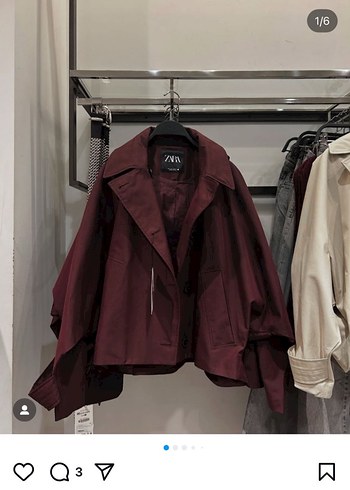 Bordo Salaş Midi Kadın Ceket