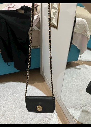 Beymen Siyah Deri Zincirli Kadın Çanta - Görsel 2